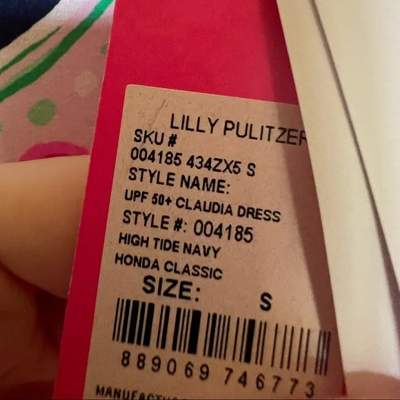 NWT!! High Tide Navy Honda Classic UPF 50+ Claudia dress - Picture 2 of 3